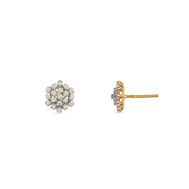 Tanishq 18KT Diamond Earrings for Women 3
