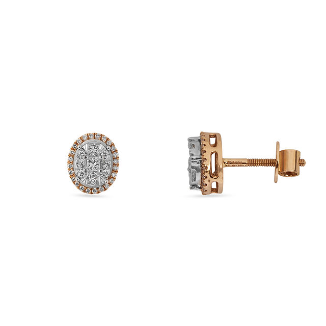 Tanishq 18KT Diamond Earrings for Women 2