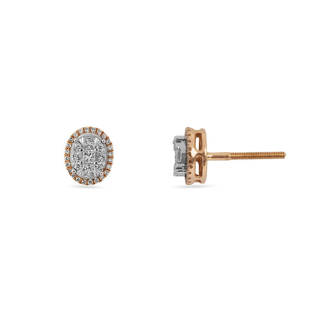 Tanishq 18KT Diamond Earrings for Women 3