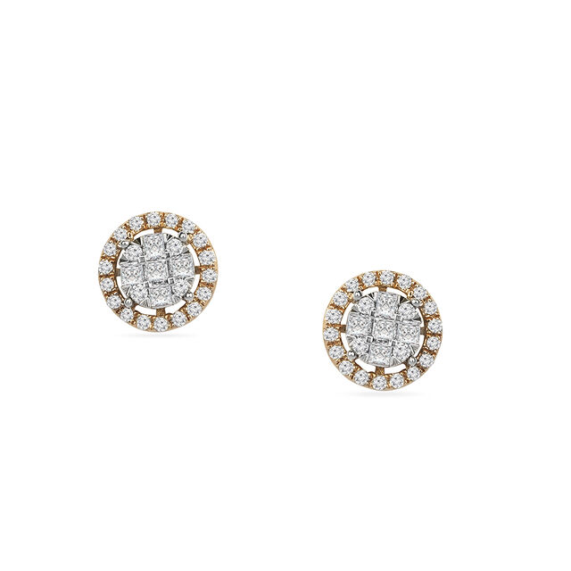 Tanishq 18KT Diamond Earrings for Women 
