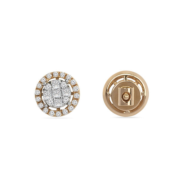 Tanishq 18KT Diamond Earrings for Women 3