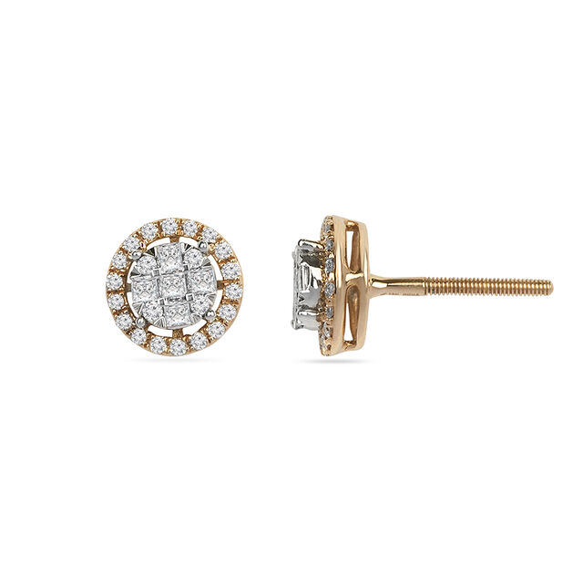 Tanishq 18KT Diamond Earrings for Women 4