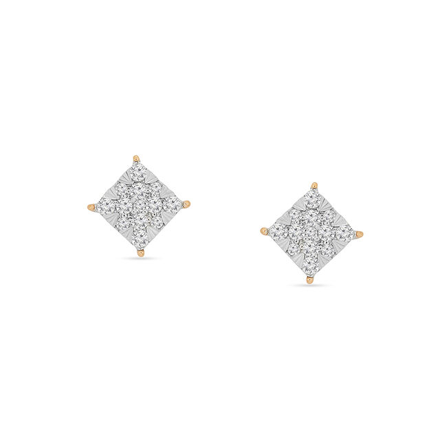 Timeless Allure Diamond Stud Earrings 