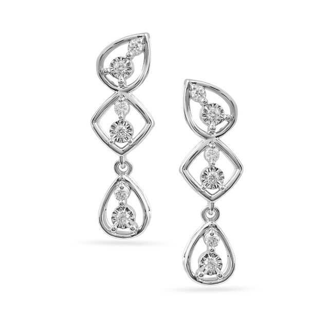 Tanishq 18KT Diamond Earrings for Women 