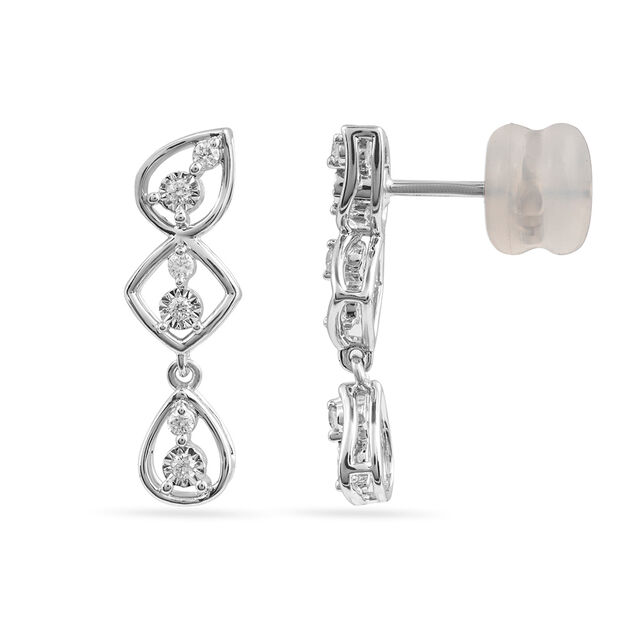 Tanishq 18KT Diamond Earrings for Women 2