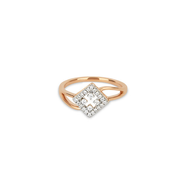 Tanishq 18KT Diamond Finger Ring for Women