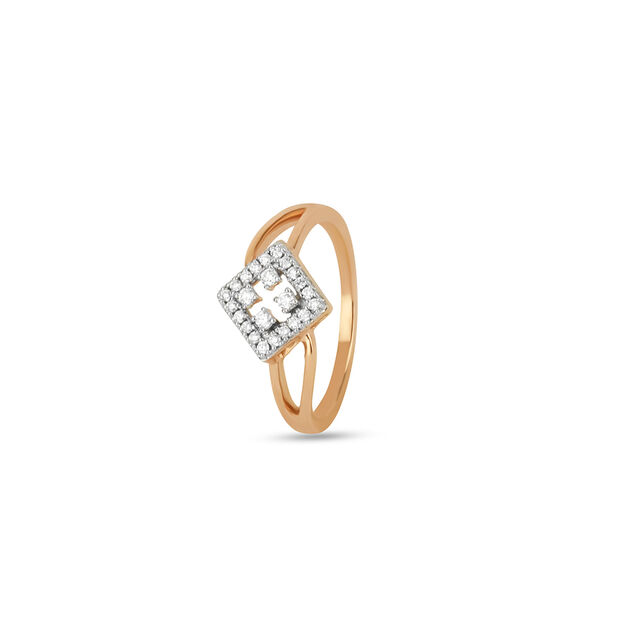 Tanishq 18KT Diamond Finger Ring for Women