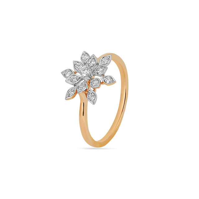 Tanishq 18 KT Diamond Finger Ring for Women