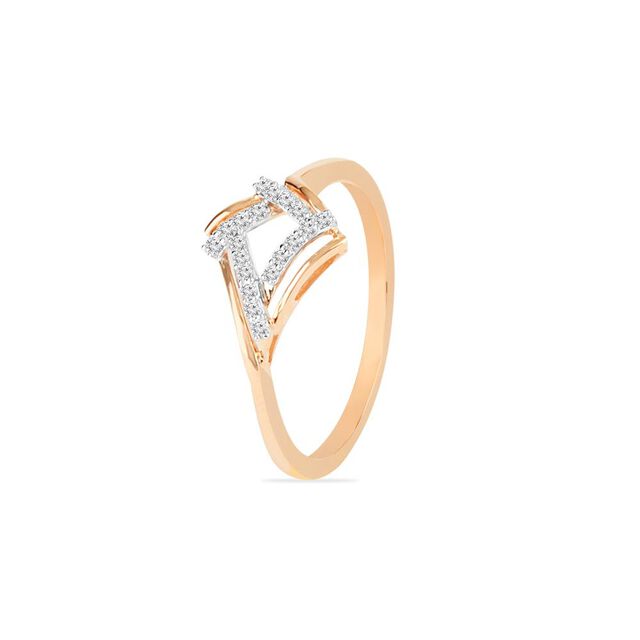Tanishq 18KT Diamond Finger Ring 2