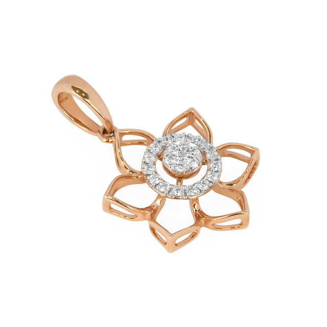 Tanishq 18KT Diamond Pendant for Women 4