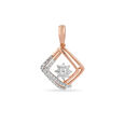 Tanishq 18 Karat Diamond Pendant for Women 