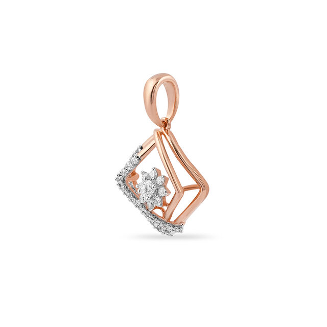 Tanishq 18 Karat Diamond Pendant for Women 2