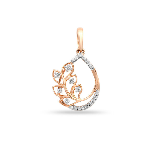 Tanishq 18 Karat Diamond Pendant for Women 