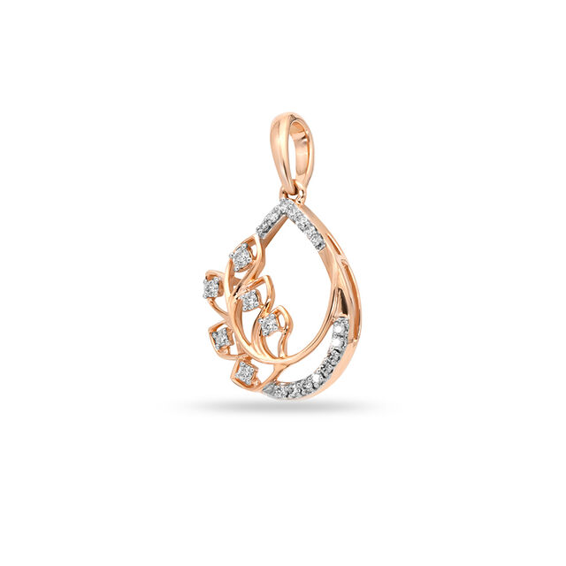 Tanishq 18 Karat Diamond Pendant for Women 2