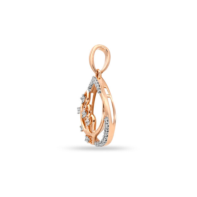 Tanishq 18 Karat Diamond Pendant for Women 3