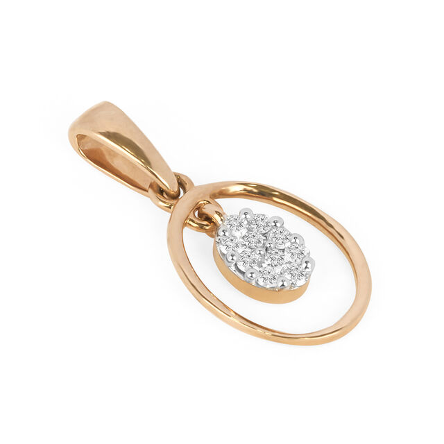 Tanishq 18KT Diamond Pendant for Women 4