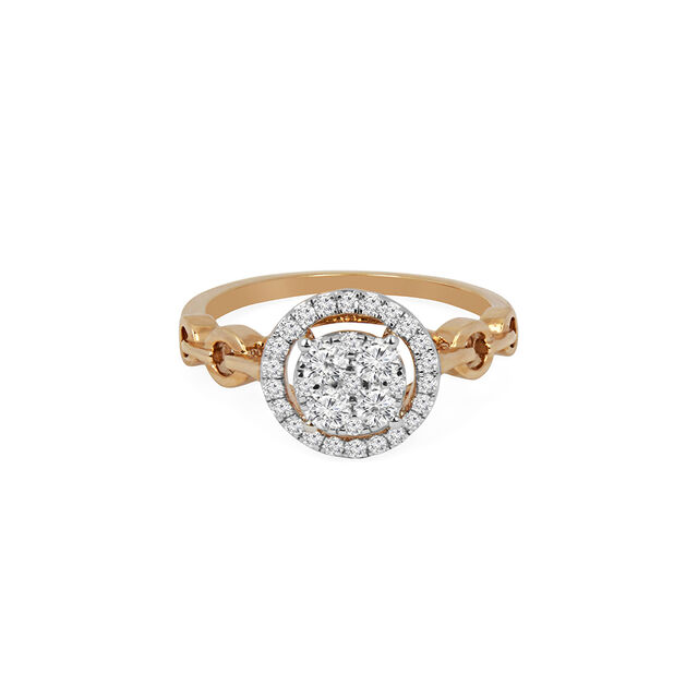 Tanishq 18KT Diamond Finger Ring for Women 