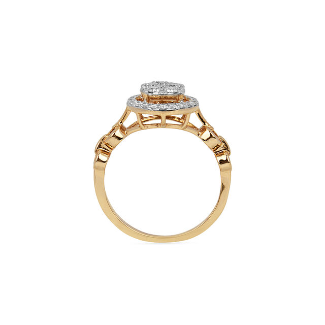 Tanishq 18KT Diamond Finger Ring for Women 4