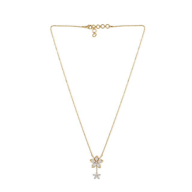 Tanishq 18KT Diamond Necklace for Women 