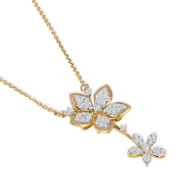 Tanishq 18KT Diamond Necklace for Women 2