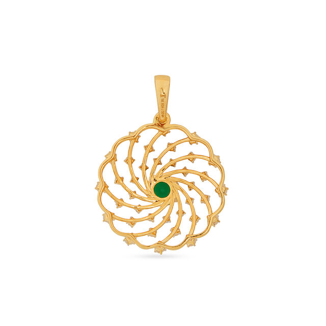 Tanishq 18KT Diamond Pendant for Women 3