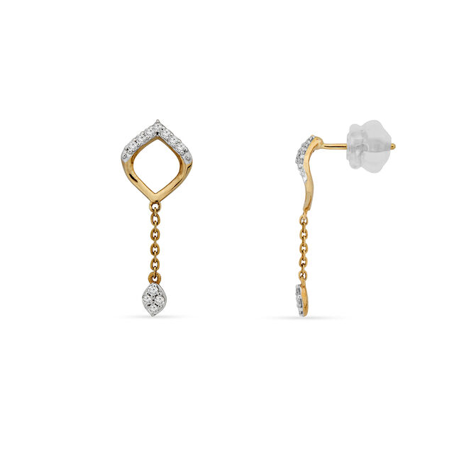 Tanishq 18KT Diamond Earrings for Women 3