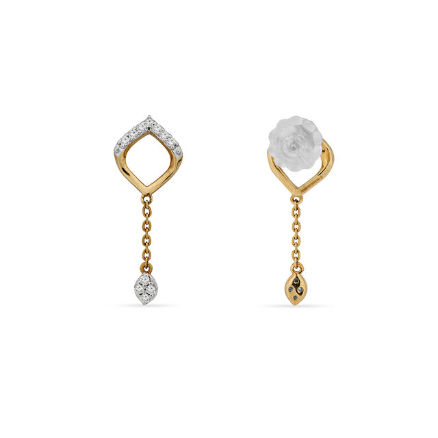 Tanishq 18KT Diamond Earrings for Women 4