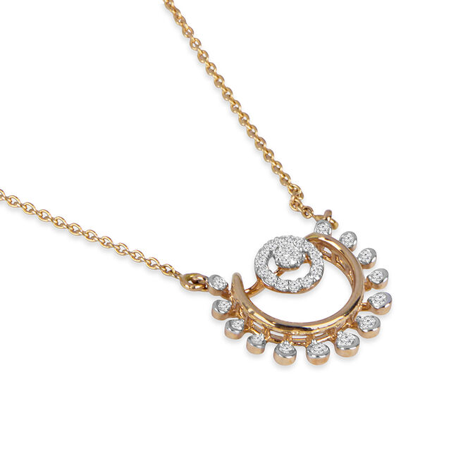 Tanishq 18KT Diamond Necklace for Women 2