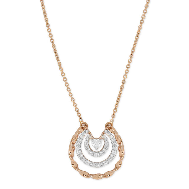 Tanishq 18KT Diamond Necklace for Women 2