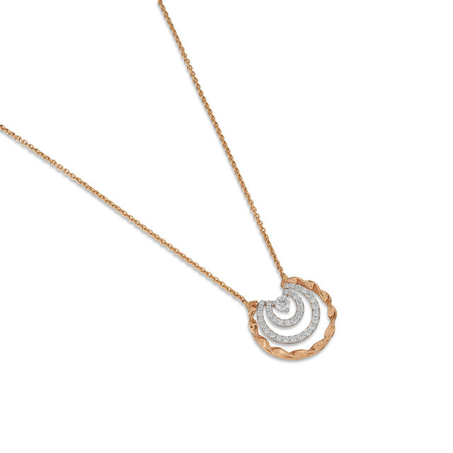Tanishq 18KT Diamond Necklace for Women 3