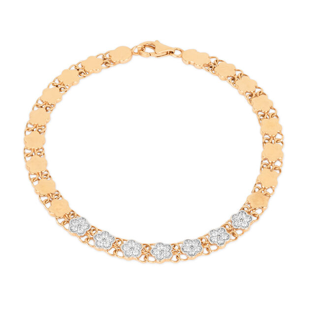 Tanishq 14KT Diamond Bracelet for Women 