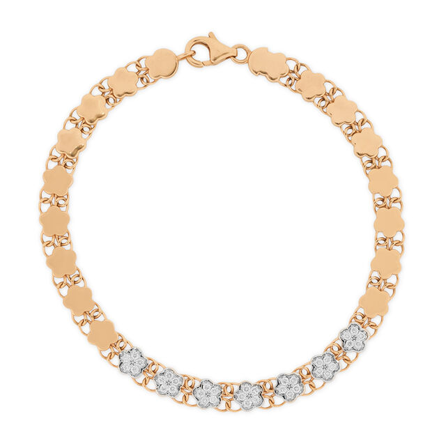 Tanishq 14KT Diamond Bracelet for Women 2