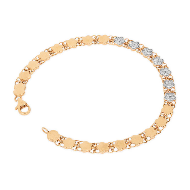 Tanishq 14KT Diamond Bracelet for Women 3