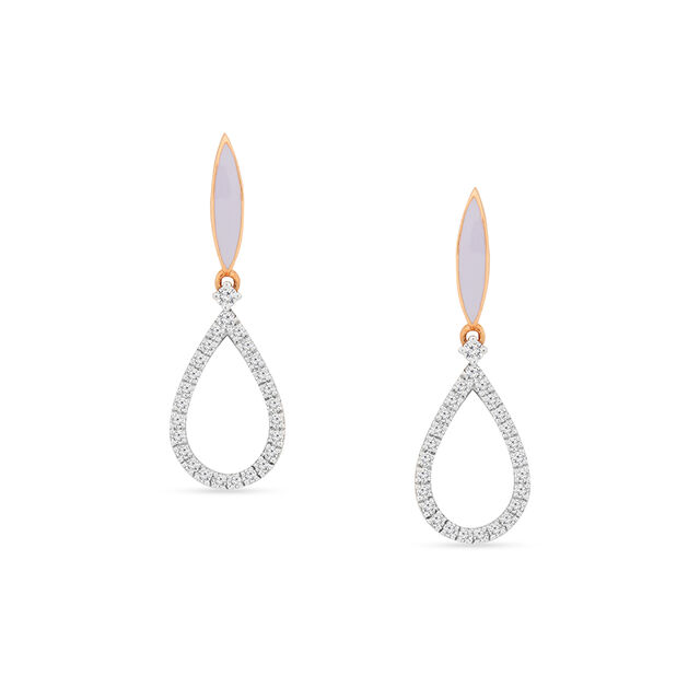 Tanishq 18KT Diamond Earrings for Women 