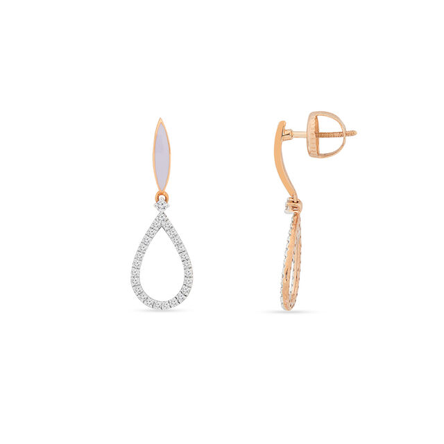 Tanishq 18KT Diamond Earrings for Women 3