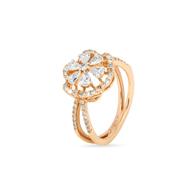 Floral Fantasy Diamond Finger Ring 3