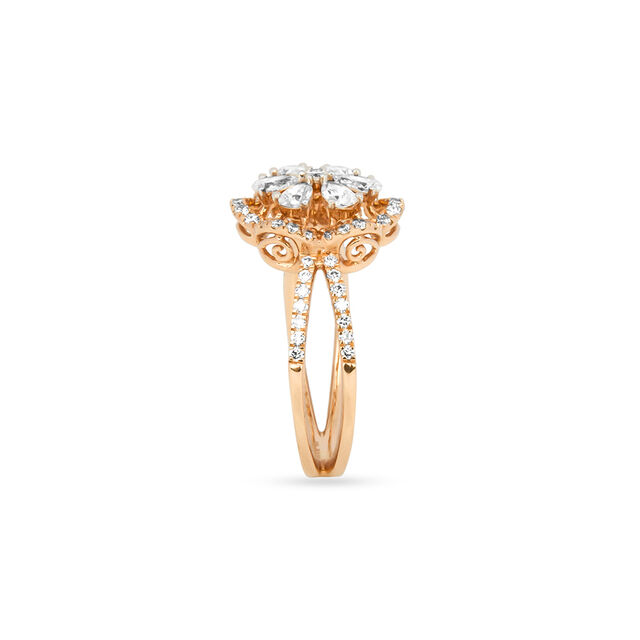 Floral Fantasy Diamond Finger Ring 5