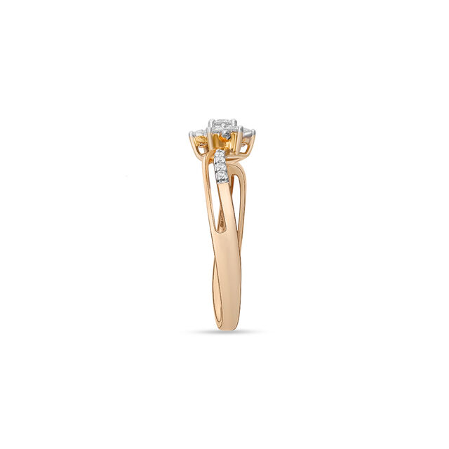 Tanishq 18 KT Diamond Finger Ring for Women