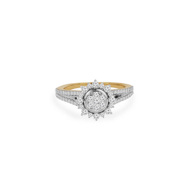 Tanishq 18KT Diamond Finger Ring for Women 