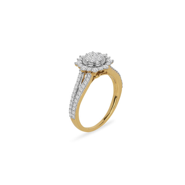 Tanishq 18KT Diamond Finger Ring for Women 2