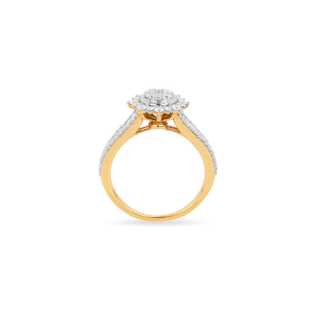 Tanishq 18KT Diamond Finger Ring for Women 4