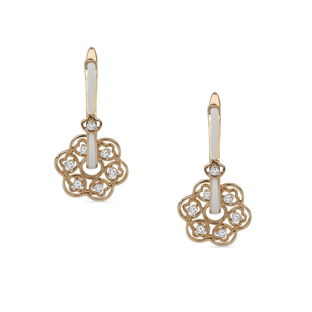Tanishq 18KT Diamond Earrings for Women 