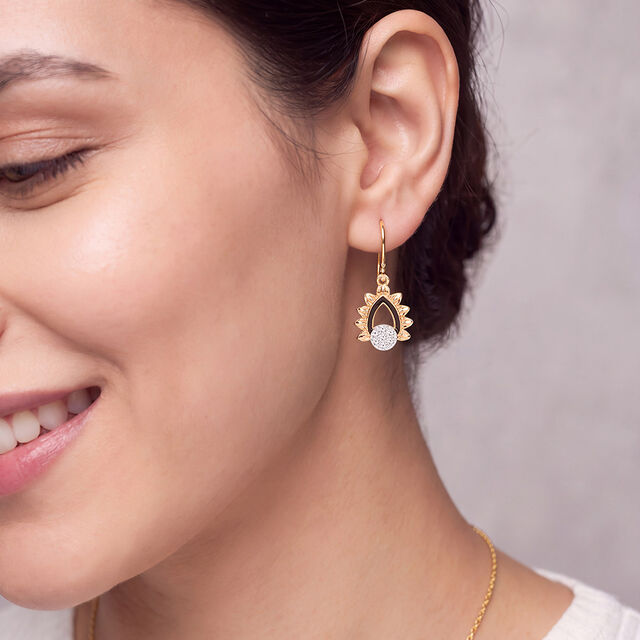 Tanishq 18KT Diamond Earrings for Women 2