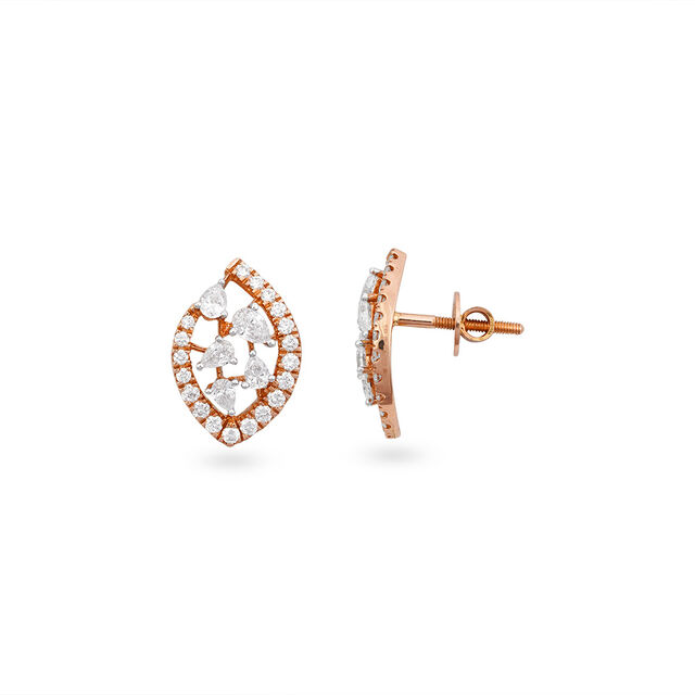 Tanishq 18 Karat Diamond Earrings for Women 2