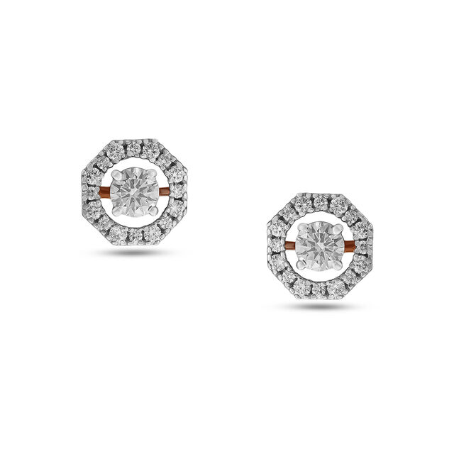 Tanishq 18 Karat Diamond Earrings for Women 