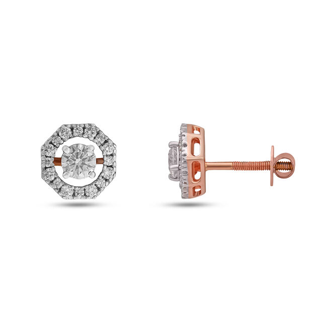 Tanishq 18 Karat Diamond Earrings for Women 2