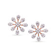 Tanishq 18 Karat Diamond Pendant and Earrings Set for Women 4
