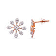 Tanishq 18 Karat Diamond Pendant and Earrings Set for Women 5