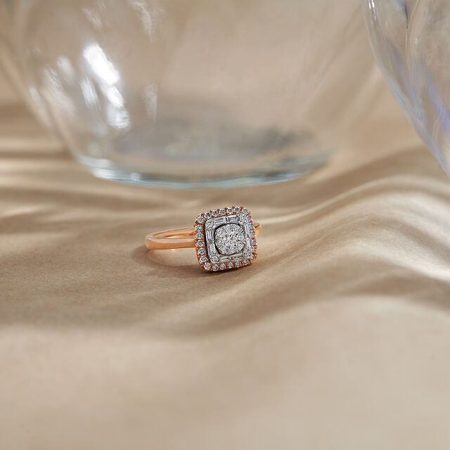 Tanishq 18KT Diamond Finger Ring for Women 