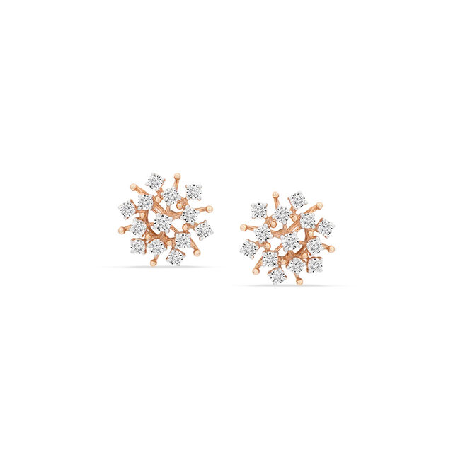 Tanishq 18KT Diamond Stud Earrings for Women
